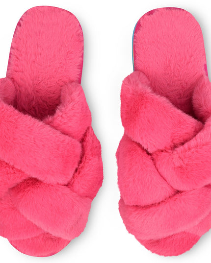 Fuzzy Platform Slippers