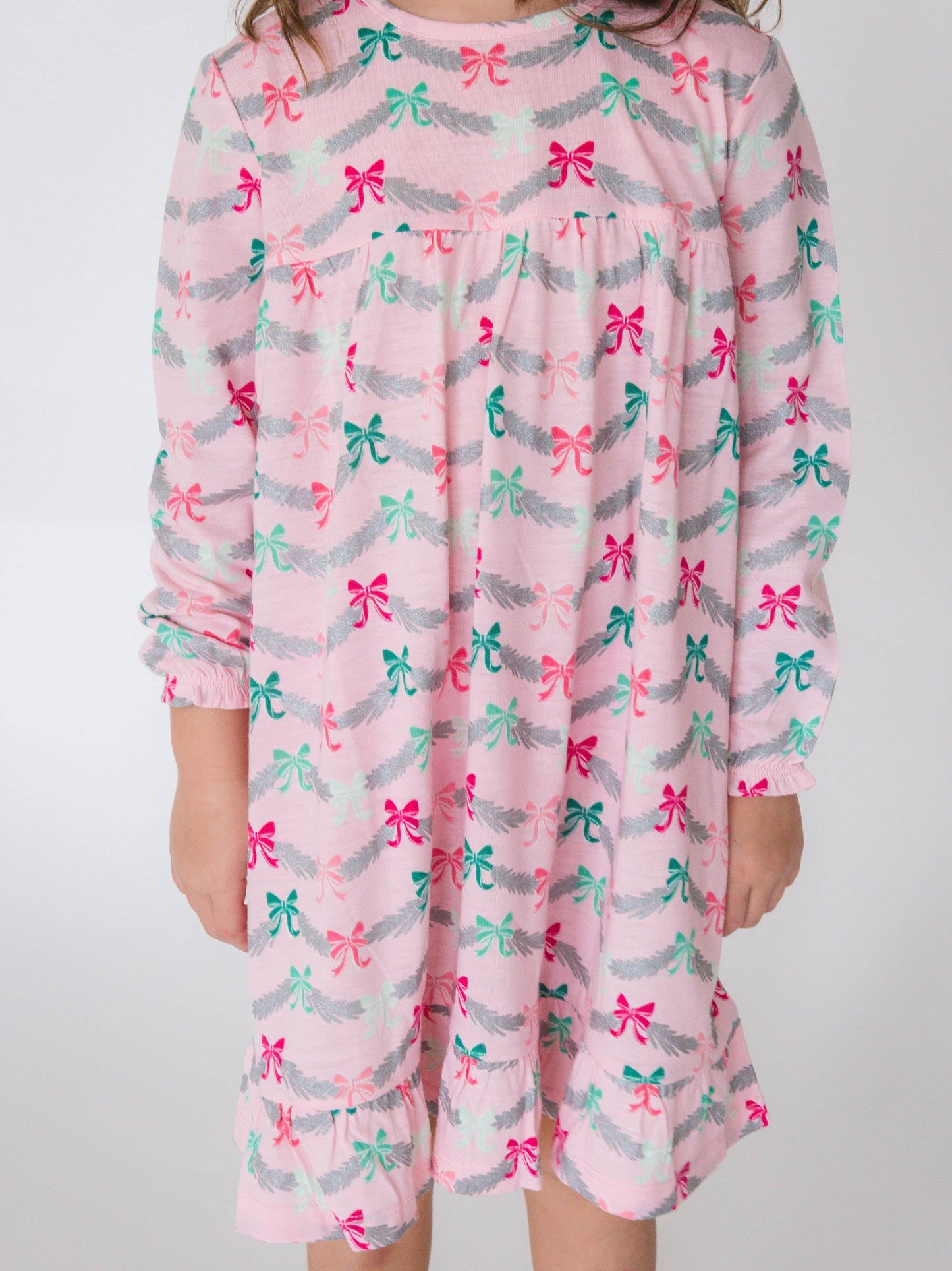 Sparkle Pink Tinsel Tidings Pajama Night Gown