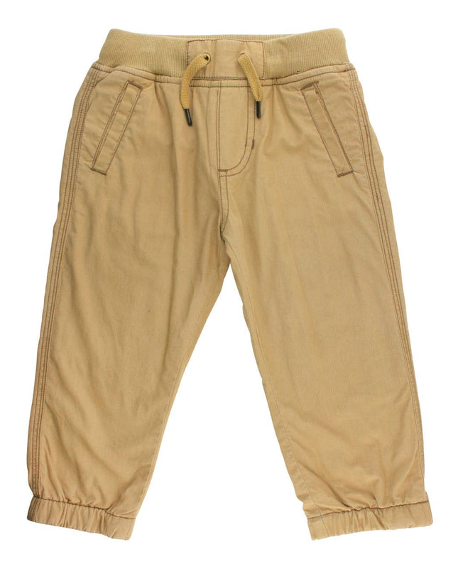 Boys Dark Khaki Jogger Pants