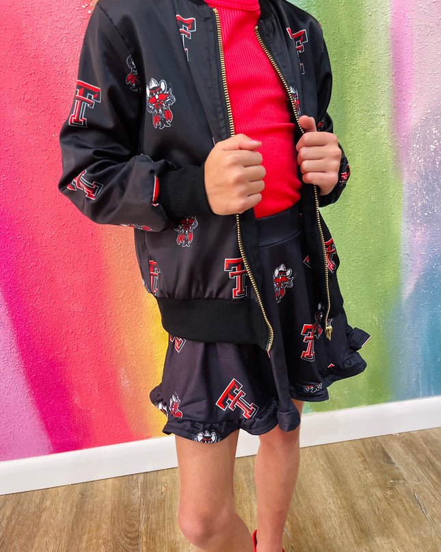 Texas Tech Raider Red Twirl Skort | Black