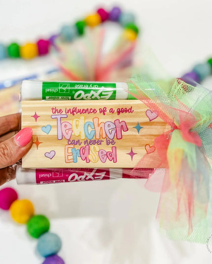 The Influence of a Good Teacher Eraser + 4 Expo Marker Gift