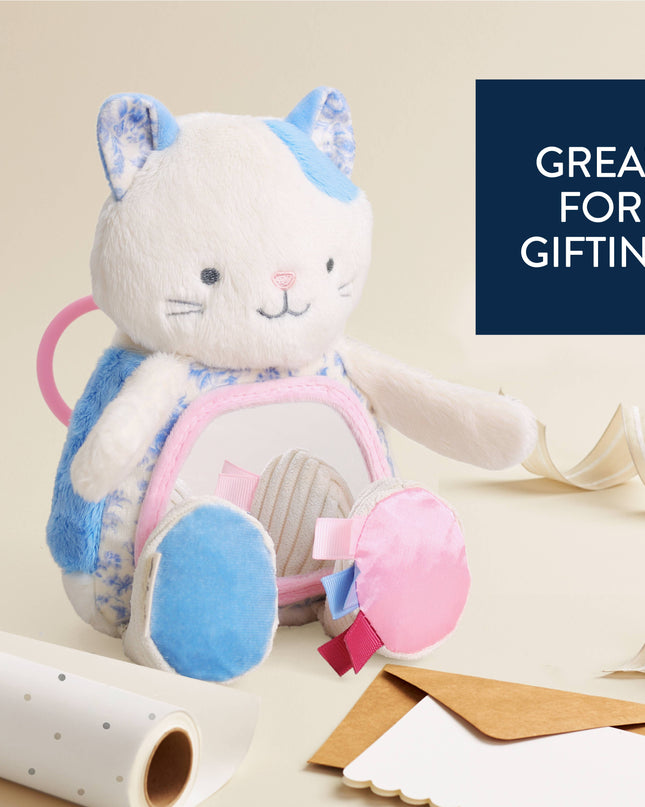 Itzy Bitzy Mirror™ Sensory Tummy Time Mirror - Kitty