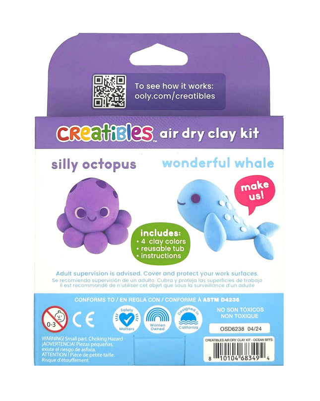 Creatibles D.I.Y. Air-Dry Clay Kit: Ocean BFFs