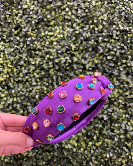 Purple Gem Headband