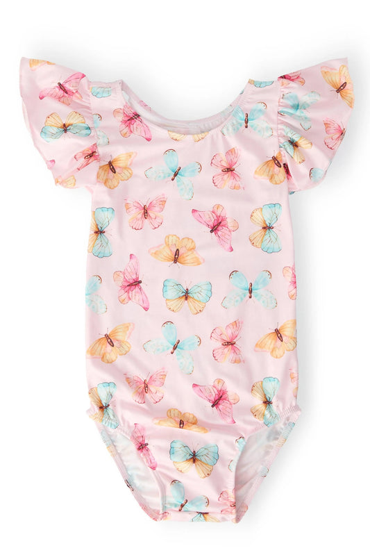 Butterfly Kisses Flutter Sleeve Leotard