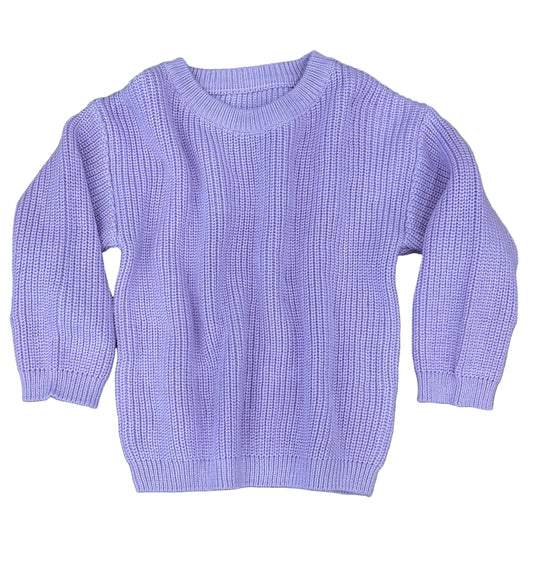 Lavender Oversized Sweater