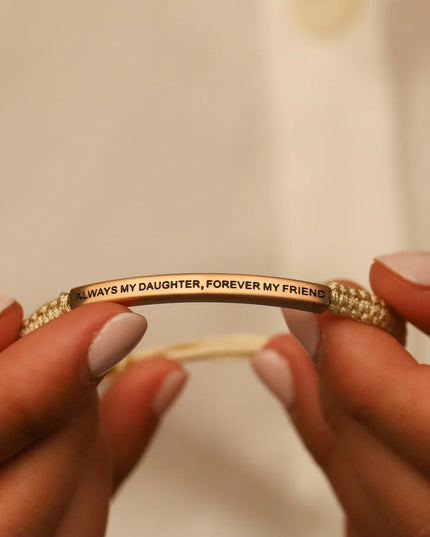 Always My Daughter, Forever My Friend | Tan Rope