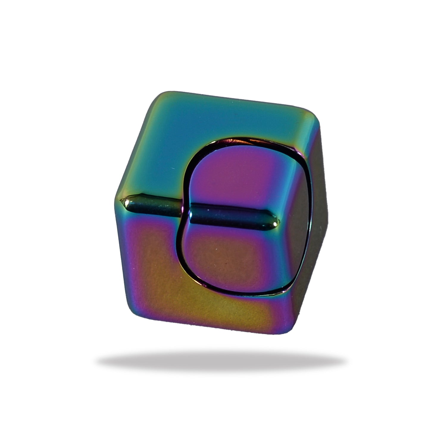 Heavy Metal Cube Spinner | 4 Colors