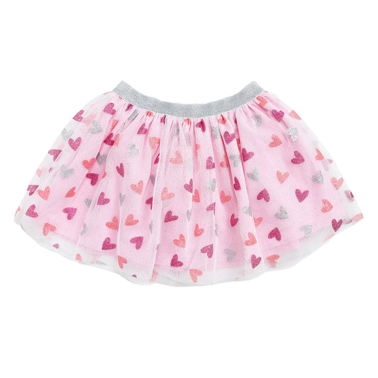 Glitter Heart Valentines Tutu