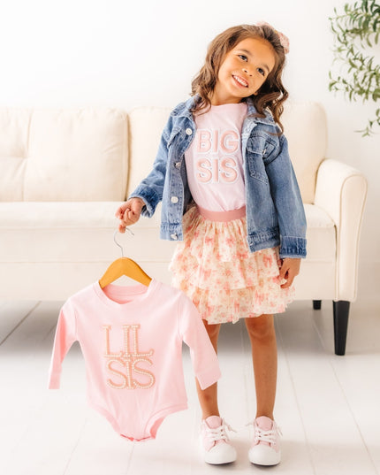 Big Sis Embroidered Patch T-Shirt