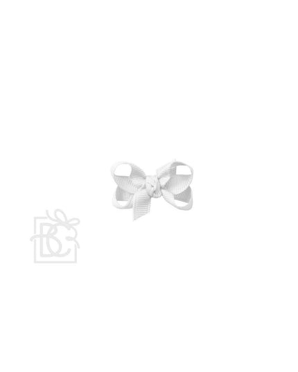 SIGNATURE GROSGRAIN BOW ON CLIP: 6.5" Jumbo - 2.25" Ribbon on Lg. Alligator Clip / HOT PINK