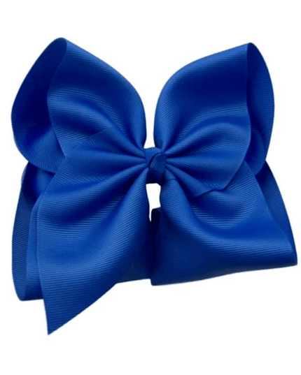 6” Solid Grosgrain Bow | Royal Blue