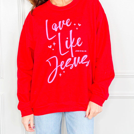 Love Like Jesus | Puff Sweatshirt