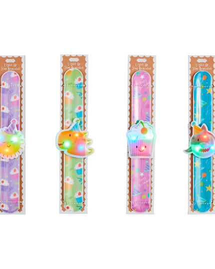 Birthday Light-Up Slap Bracelets