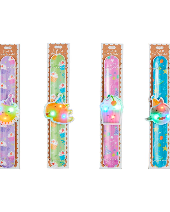 Birthday Light-Up Slap Bracelets