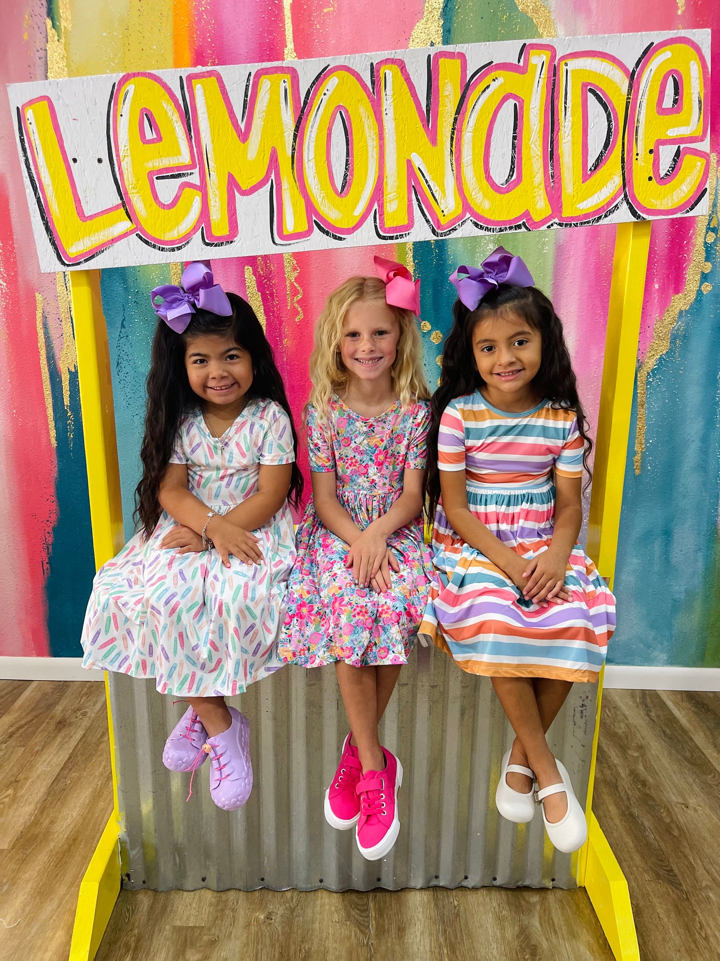 Color Crayons Twirl Dress