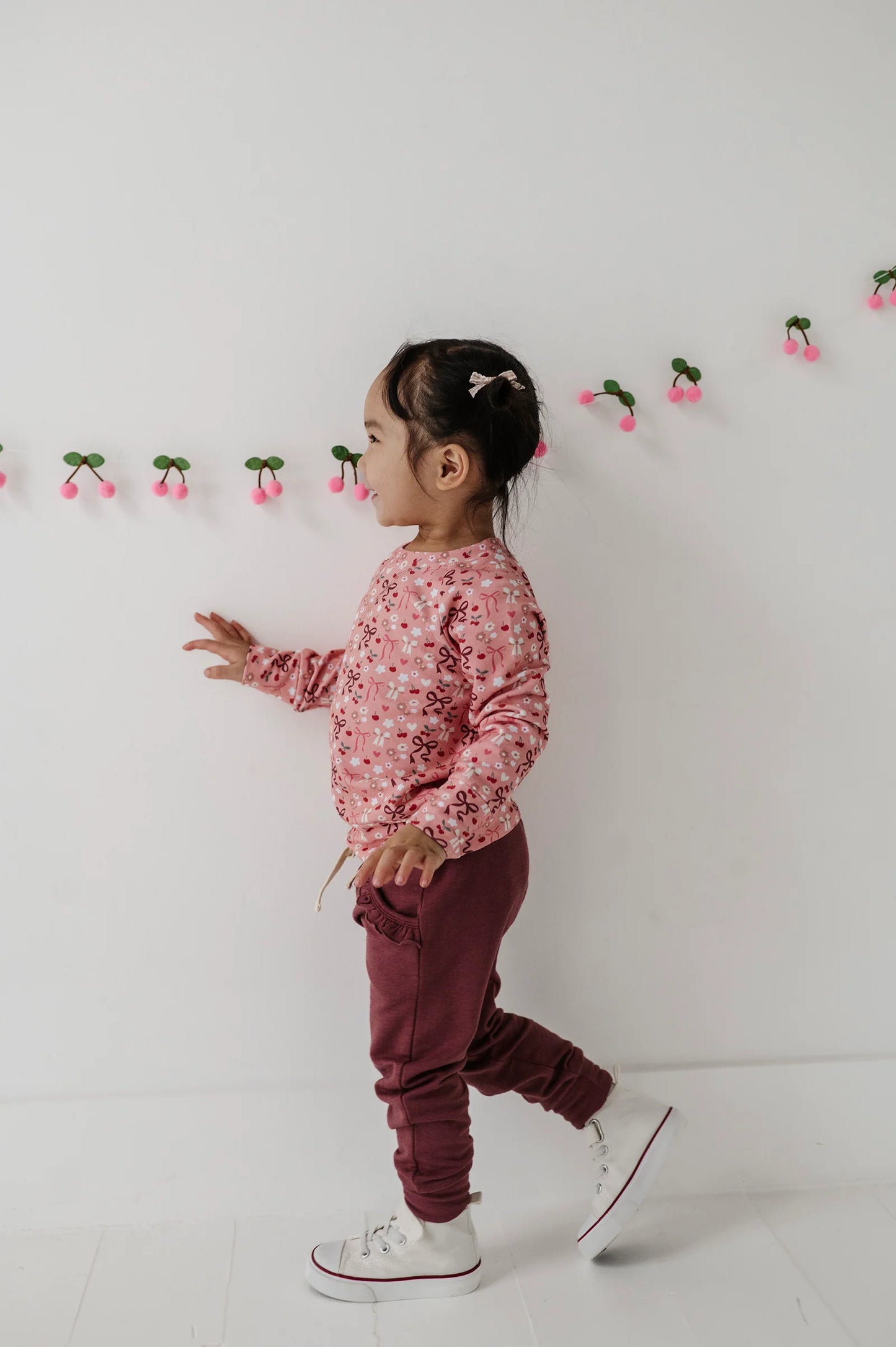 Girl Jogger | Rose Brown
