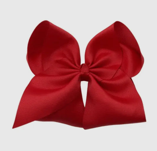 6 “ Solid Grosgrain Bow | Watermelon