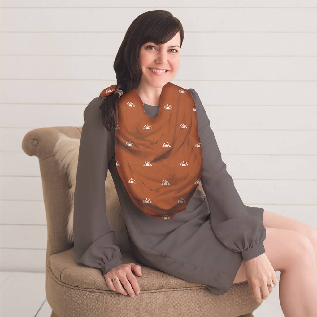 Terracotta Sunrise Mom Boss 4-in-1 Multi-Use Cover