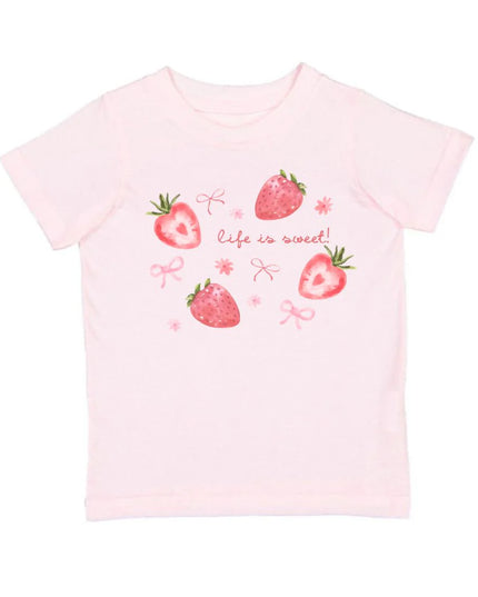 Life Is Sweet Strawberry Tee