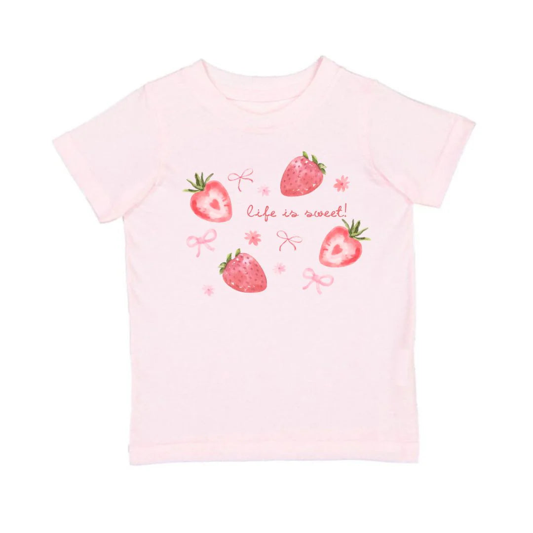 Life Is Sweet Strawberry Tee