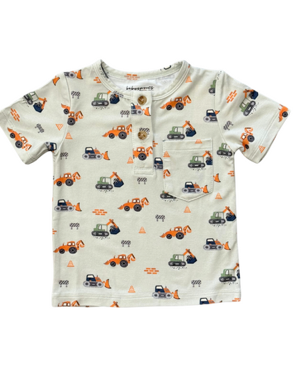 Short Sleeve Henley | Construction