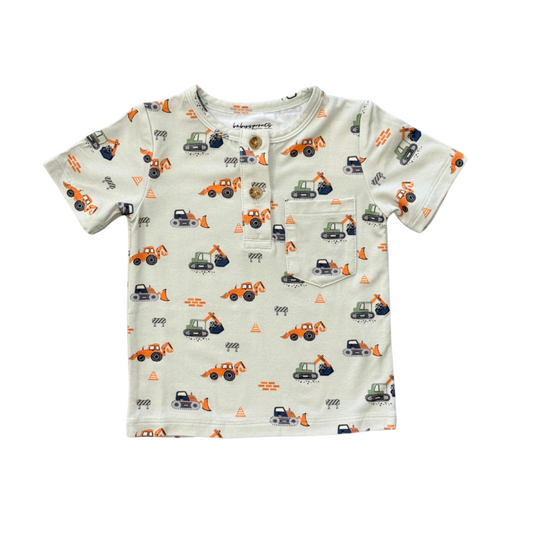 Short Sleeve Henley | Construction