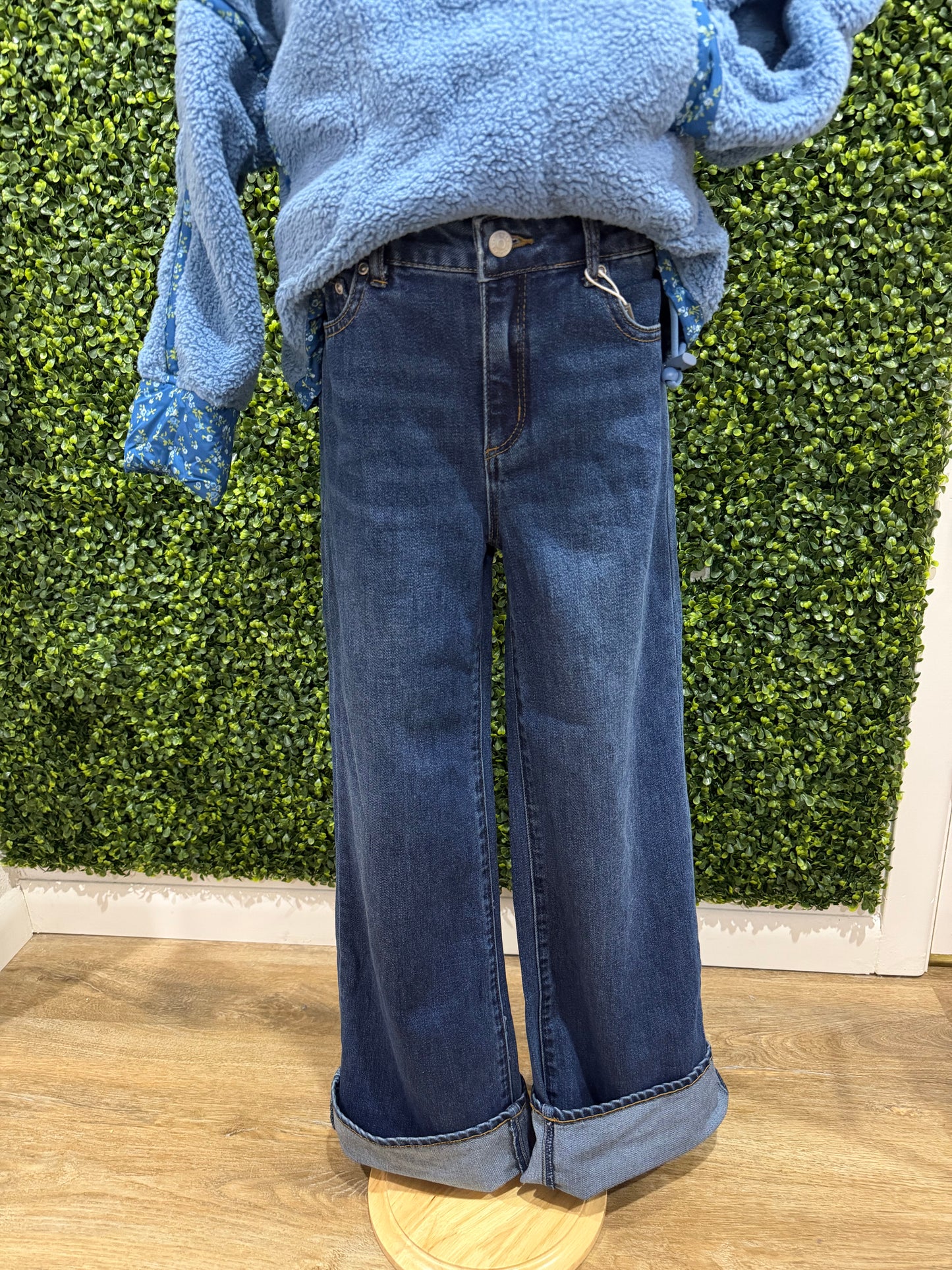 Wide Leg Jeans | Dark Wash