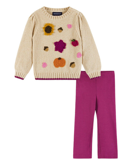 Chenille Sweater & Ribbed Legging Set