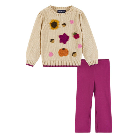 Chenille Sweater & Ribbed Legging Set