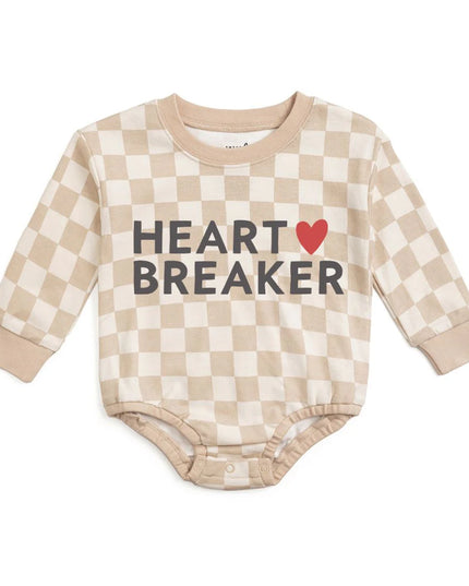 Heartbreaker Checkered Valentine’s Day Romper