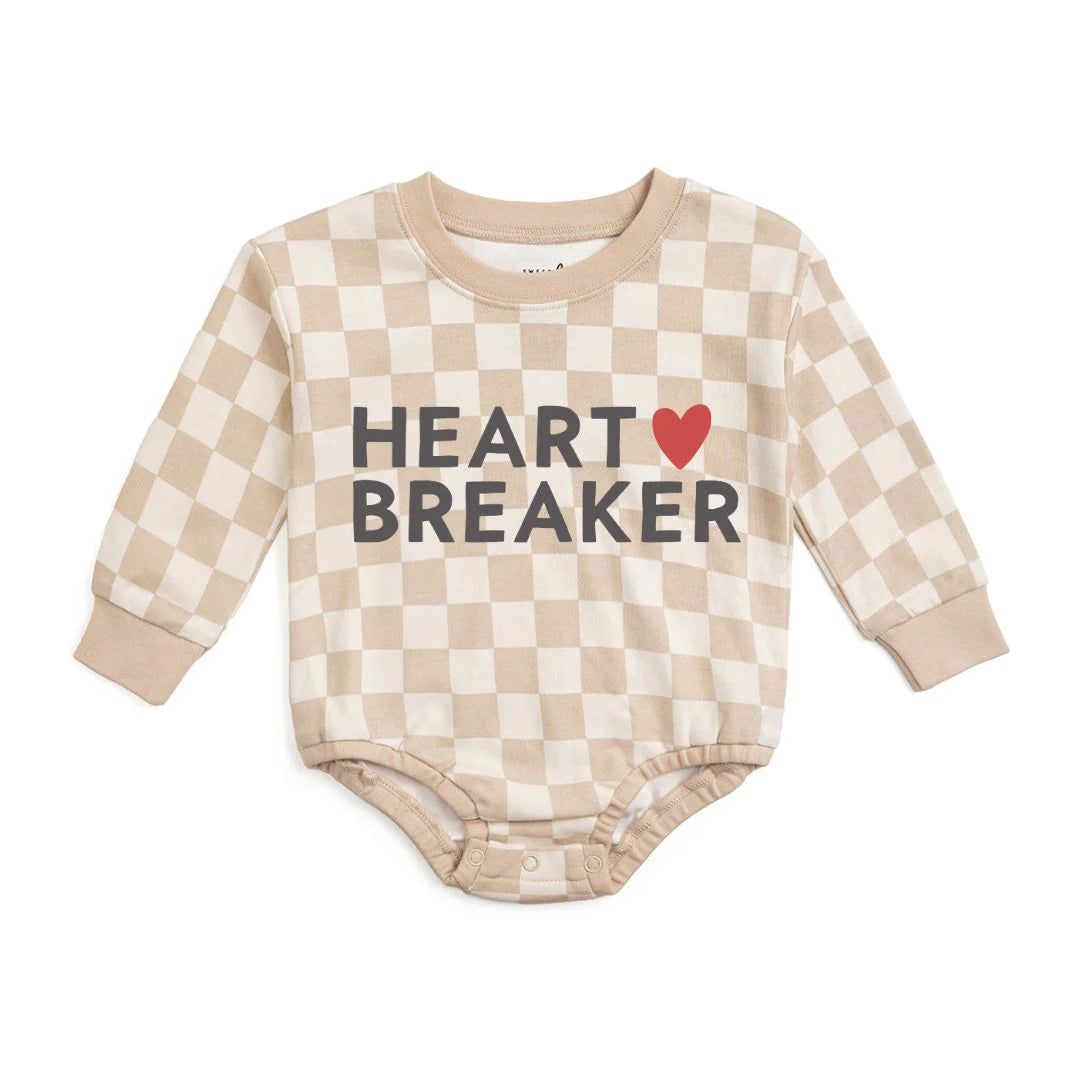 Heartbreaker Checkered Valentine’s Day Romper