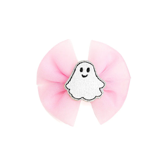 Coquette Tulle Ghost Bow Clip