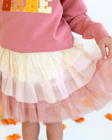 Boho Blush Petal Tutu