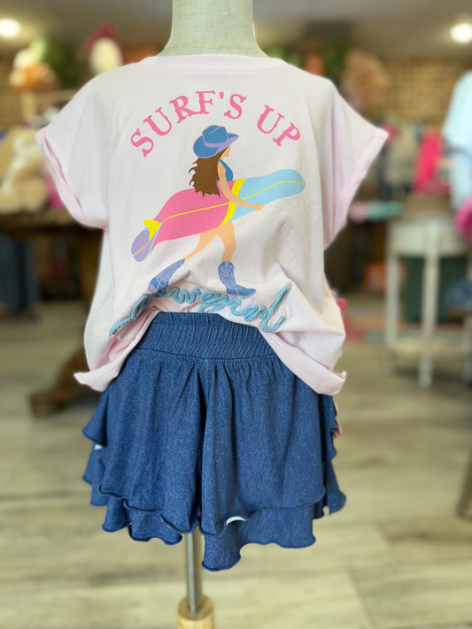 Surf’s Up Cowgirl Boxy Tee