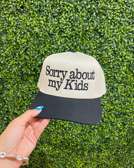 Sorry About my Kids | Trucker Hat (Black)
