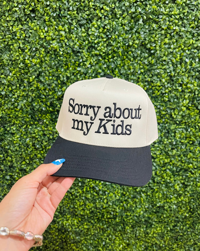 Sorry About my Kids | Trucker Hat (Black)
