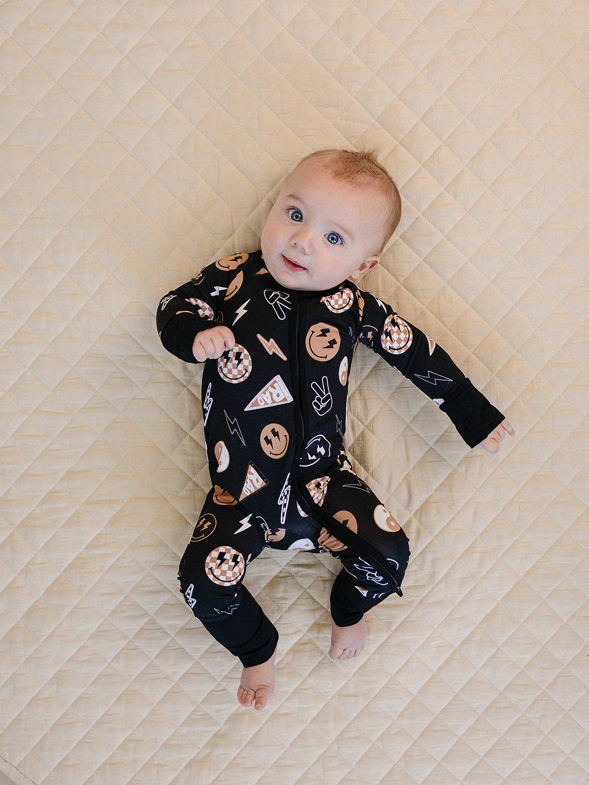 Bamboo Zip Romper | Rad Vibes: 0-3M