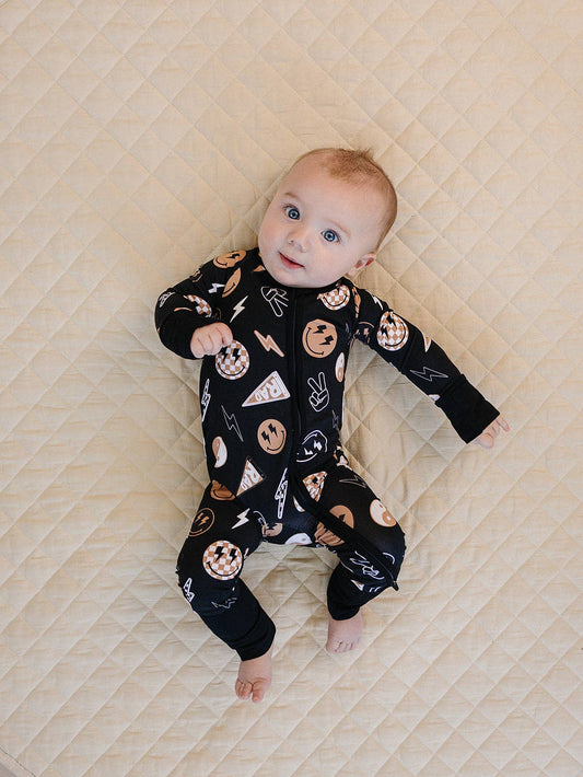 Bamboo Zip Romper | Rad Vibes: 0-3M