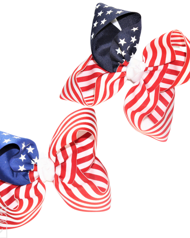 5.5" Specialty Bow | Stars and Stripes