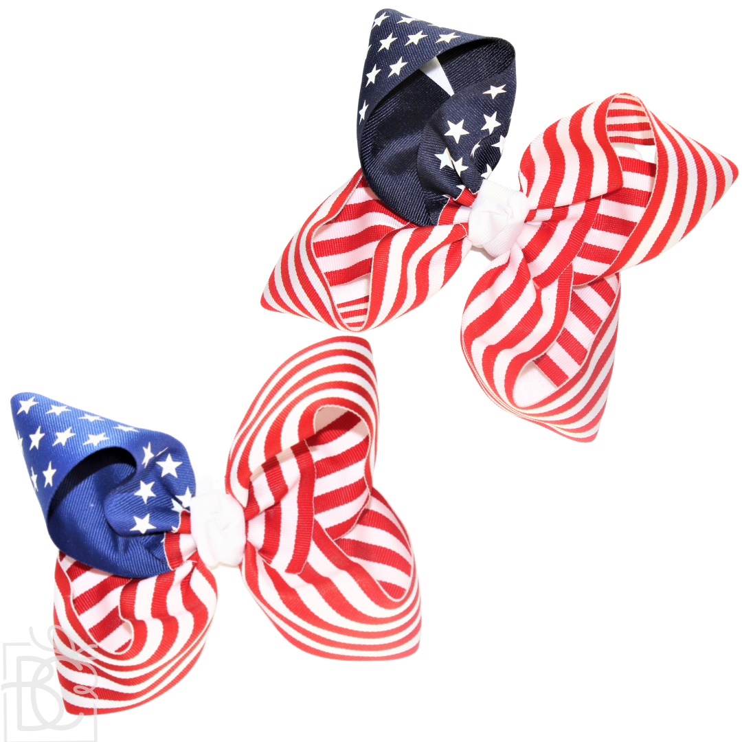 5.5" Specialty Bow | Stars and Stripes
