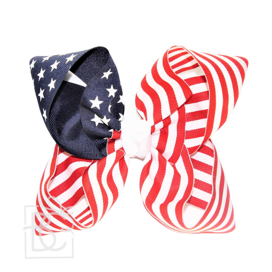 5.5" Specialty Bow | Stars and Stripes