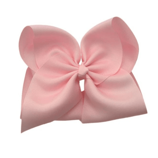 6” Solid Grosgrain Bow | Baby Pink