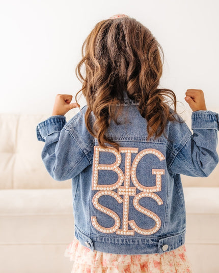Big Sis Pearl Patch Denim Jacket