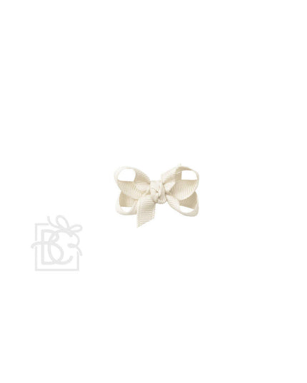 SIGNATURE GROSGRAIN BOW ON CLIP: 6.5" Jumbo - 2.25" Ribbon on Lg. Alligator Clip / LT. PINK