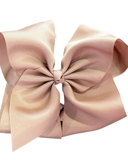 6" Solid Grosgrain Bow | Oatmeal