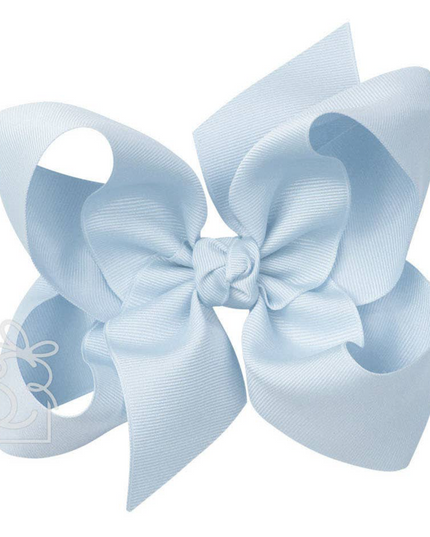 6" Solid Grosgrain Bow | Millennium Blue