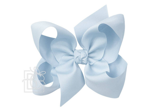 6" Solid Grosgrain Bow | Millennium Blue