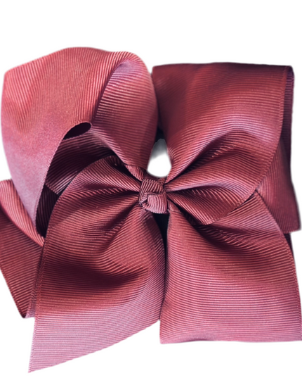6" Solid Grosgrain Bow | Maroon