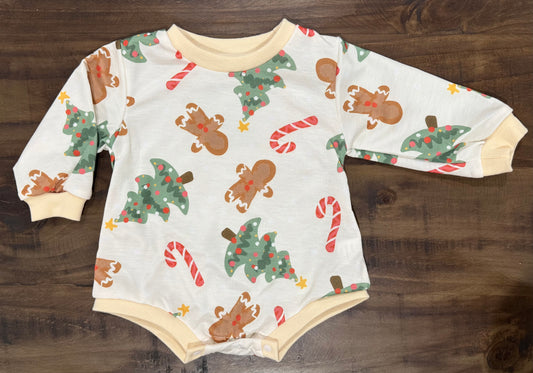 Gingerbread Romper